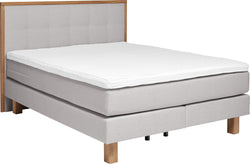 HASENA PRONTO Boxspringbett - Grau / B: 180.0 cm x T: 200.0 cm