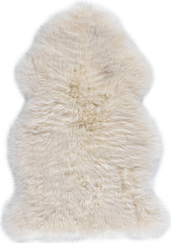 DAISY Fourrure - blanc / L: 50.0 cm x P: 90.0 cm