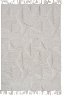 OLAYA Teppich - weiss / B: 120.0 cm x T: 170.0 cm