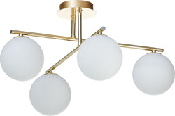 SONEA Plafoniera - Color oro / P: 57.0 cm x L: 57.0 cm x A: 28.0 cm