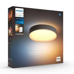 Philips hue ENRAVE Applique / plafonnier - Noir / L: 38.1 cm x H: 8.4 cm