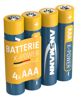 ANSMANN 4xAAA/LR03 - Vert / Jaune / AAA, 4 pièces, LR03