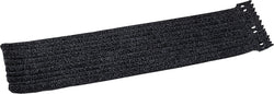 Klettkabelbinder - schwarz / B: 7.0 cm x T: 26.0 cm x H: 1.0 cm