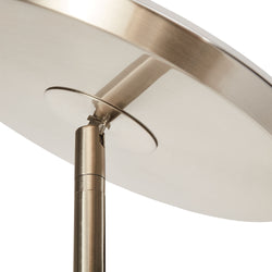 MIRANDA Stehleuchte - Silberfarbig / B: 30.0 cm x T: 28.0 cm x H: 180.0 cm