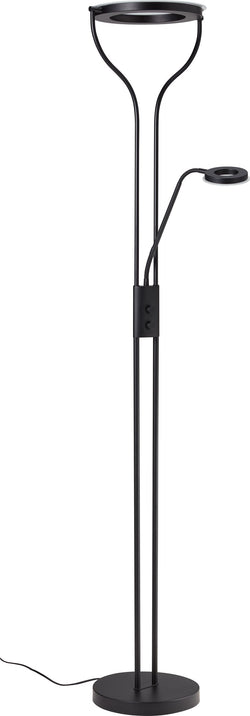 DANIELA Lampada a stelo - Nero / P: 35.0 cm x L: 28.5 cm x A: 180.0 cm