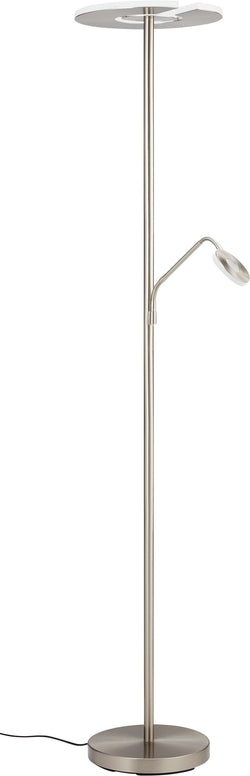 RICCO II Lampada a stelo - Color argento / L: 28.5 cm x P: 35.0 cm x A: 180.0 cm