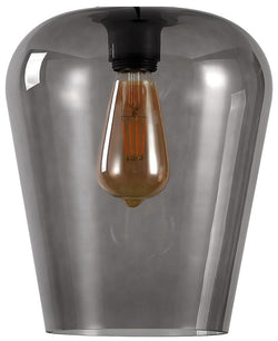 ARTDELIGHT TOMBO Lampenschirm - Grau / H: 27.0 cm x D: 23.0 cm