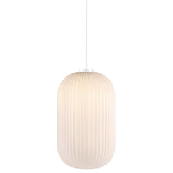 Nordlux MILFORD Lampe à suspension - Blanc / H : 33,5 cm x P : 20,0 cm