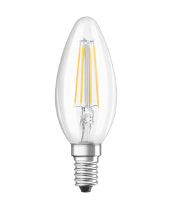 Osram SUPERSTAR B35 4.8W LED Lampe - Transparent / E14, 470 lm, 1 Stk.