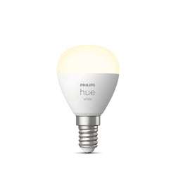 Philips hue WHITE LED Lampe - Transparent / E14, 470 lm, 1 Stk.