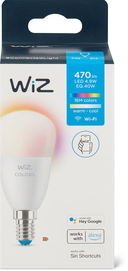 WiZ COLOR P45 E14 LED Lampe - Multicolor / E14, 470 lm, 1 Stk.