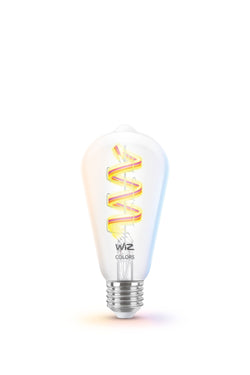 WiZ TUNABLE WHITE & COLOR ST64 LED Lampe - Multicolor / E27, 1521 lm, 1 Stk.