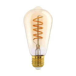 EGLO LM-E27-LED ST64 - Gold / B: 6.4 cm x T: 6.4 cm x H: 14.2 cm