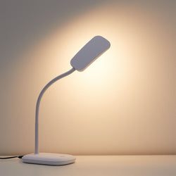 PRIMO II Lampe de bureau - Blanc / L: 15.0 cm x P: 11.0 cm x H: 33.0 cm