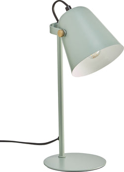PIETRO Table Lamp green matt - Grün / L: 13.5 cm x P: 13.5 cm x H: 34.0 cm
