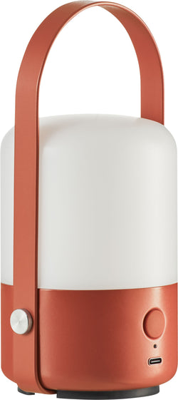 Lampada da tavolo KOKO - Arancione / L: 8,5 cm x P: 8,0 cm x A: 18,5 cm