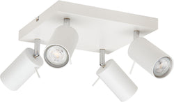 Spot LAZEN - Blanc / L: 35.7 cm x P: 24.0 cm x H: 15.2 cm