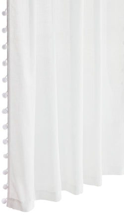 TIMO Fertigvorhang Tag - Weiss / B: 140.0 cm x H: 260.0 cm