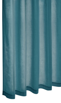 MIO Rideau prêt à poser opaque - petrol / L : 140.00 cm x H : 260.00 cm