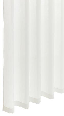 YANA Rideau prêt à poser jour - Blanc / L: 150.0 cm x H: 260.0 cm