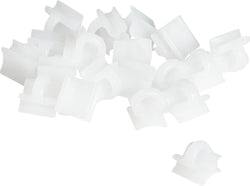 MAXI Glisseur avec oeillet transversal - Blanc / L: 10.0 mm x P: 9.0 mm x H: 9.0 mm