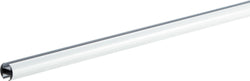 WEISS Vorhangstange mit Innenlauf - Weiss / B: 160.0 cm