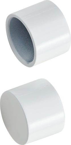 BLANC ANDRAX Embout tringle à rideau - Blanc