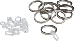 METALL Anelli per tende - Argento / L: 33.0 mm x P: 4.0 mm