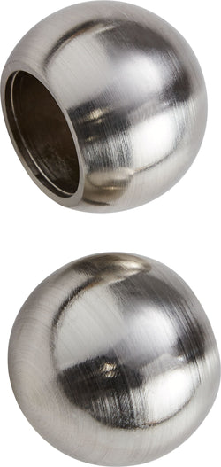 MÉTAL FORMENTOR Embout tringle à rideau - Argent