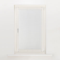 BASIC CRUSH Tenda plissetata - Bianco / L: 40.0 cm x A: 130.0 cm