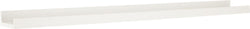 ALVIN Bilderleiste L100x12 cm - Weiss / L: 100.0 cm x P: 12.0 cm x H: 5.0 cm