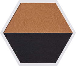 LIV Pinnwand natur, schwarz 40x35cm - Schwarz / Braun / B: 40.0 cm x T: 1.5 cm x H: 35.0 cm