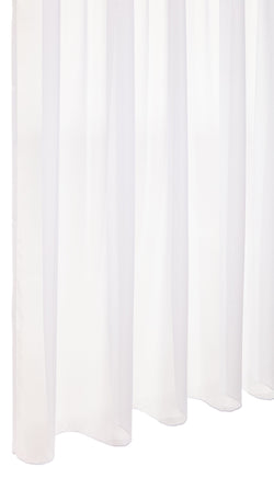 GALA II Fertigvorhang Tag mit Gleiter - Weiss / B: 130.0 cm x H: 180.0 cm