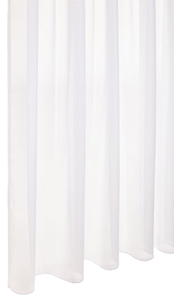 Tenda pronta all'uso GALA II con passanti - Bianco / L: 130,0 cm x A: 180,0 cm