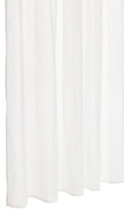 PAOLO Rideau prêt à poser jour - Blanc / L: 150.0 cm x H: 250.0 cm