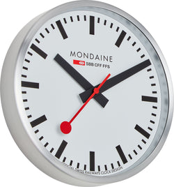MONDAINE  SBB Wanduhr - Silber