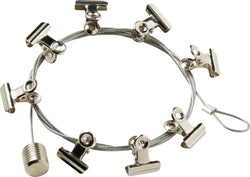 CLIPS Portafoto a sospensione - Argento / P: 150.0 cm