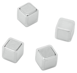 CUBE Magnet - Silber / B: 1.0 cm x T: 1.0 cm x H: 1.0 cm