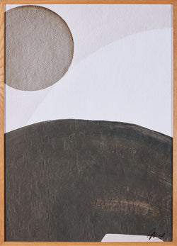 ABSTRACT 01 Bild gerahmt 50x70 cm - B: 51.0 cm x T: 2.0 cm x H: 71.0 cm