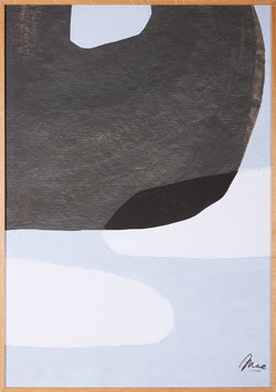 ABSTRACT 03 Bild gerahmt 70x100 cm - B: 71.0 cm x T: 2.0 cm x H: 101.0 cm