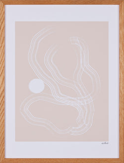 SENSITIVITY Bild gerahmt 30x40 cm - B: 31.0 cm x T: 2.0 cm x H: 41.0 cm