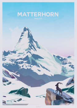 La Jonx MATTERHORN Poster - B: 50.0 cm x T: 0.1 cm x H: 70.0 cm