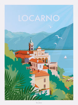 La Jonx LOCARNO Poster - B: 30.0 cm x T: 0.1 cm x H: 40.0 cm