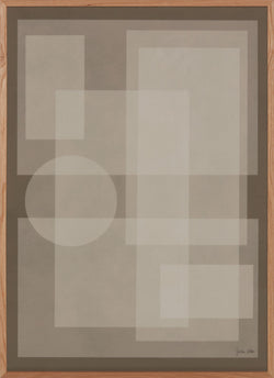 POETRY OF GEOMETRY 02 Bild 50x70 cm - B: 51.0 cm x T: 2.0 cm x H: 71.0 cm