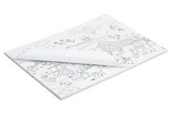 KIDS FUN Set de table en papier - Blanc / L: 42.0 cm x P: 30.0 cm