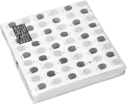 FIDELE Serviettes de table en papier - Blanc / L: 33.0 cm x P: 33.0 cm x H: 0.1 cm