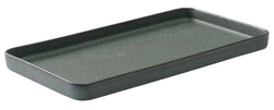 RAW NORTHERN GREEN Plat de service - Vert foncé / L: 34.0 cm x P: 18.0 cm x H: 2.5 cm
