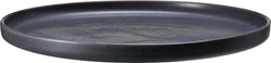 ALCOA Assiette plate - anthracite / Hauteur : 2,0 cm