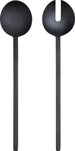 SERAPHINE Couverts à salade - Noir / L: 6.0 cm x P: 1.5 cm x H: 30.0 cm