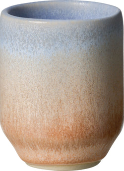 SPHERE Gobelet à expresso - Bleu clair, orange / Hauteur : 6,0 cm